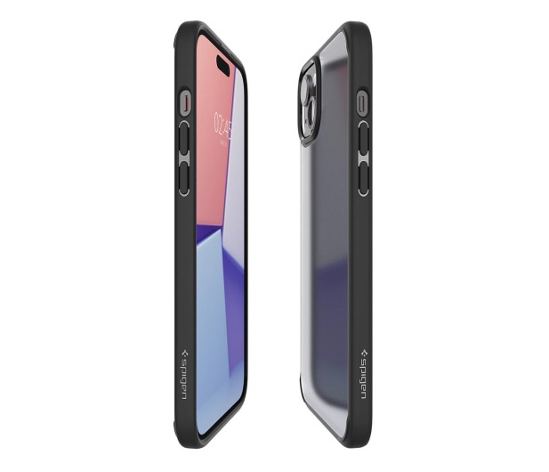 SPIGEN Ultra Hybrid do iPhone 15 frost black ACS06797 - 1178904 - zdjęcie 3